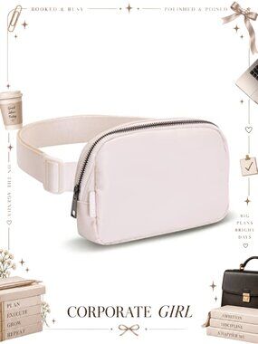Waterproof Nylon Belt Bag Crossbody Fanny Pack Adjustable Strap Hiking Travel